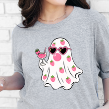 Load image into Gallery viewer, Wholesale Strawberry Ghost Graphic Tee - Grey
