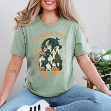 Load image into Gallery viewer, Wholesale Purranormal Cativity Graphic Tee - Sage Tee
