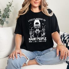 Load image into Gallery viewer, Wholesale Haunt People Graphic Tee - Black Tee
