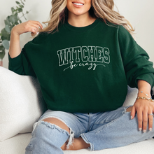 Load image into Gallery viewer, Wholesale Witches Be Crazy Sweatshirt - Forest Sweatshirt
