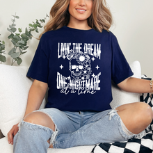 Load image into Gallery viewer, Wholesale Livin the Dream Graphic Tee - Navy Tee
