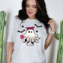 Load image into Gallery viewer, Wholesale Girly Ghost Graphic Tee - Grey Tee
