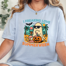 Load image into Gallery viewer, Wholesale Love Summerween Graphic Tee - Baby Blue
