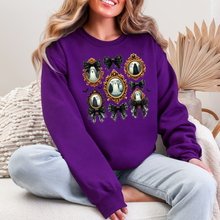Load image into Gallery viewer, Wholesale Bow Ghost Coquette Sweatshirt - Purple Sweatshirt
