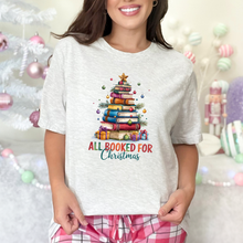 Load image into Gallery viewer, Wholesale Booked for Christmas Tree Graphic Tee - Ash Tee

