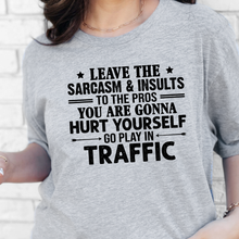 Load image into Gallery viewer, Wholesale Leave the Sarcasm Graphic Tee - Grey
