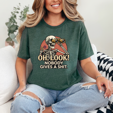 Load image into Gallery viewer, Wholesale Oh Look Nobody Graphic Tee - Heather Forest Tee
