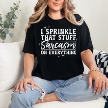 Load image into Gallery viewer, Wholesale Sprinkle Sarcasm Graphic Tee - White Tee
