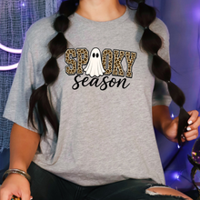 Load image into Gallery viewer, Wholesale Spooky Season Ghost Graphic Tee - Grey
