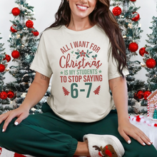 Load image into Gallery viewer, Wholesale Students Stop Saying 6-7 Graphic Tee - Natural Tee
