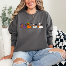 Load image into Gallery viewer, Wholesale Halloween Dachshund Sweatshirt - Charcoal Sweatshirt
