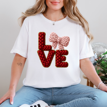 Load image into Gallery viewer, Faux Yarn Love Graphic Tee
