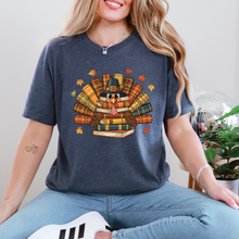 Load image into Gallery viewer, Wholesale Turkey Books Graphic Tee - Heather Navy Tee
