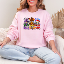 Load image into Gallery viewer, Wholesale Happy Hallothanksmas Gnomes Sweatshirt - Light Pink Sweatshirt
