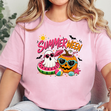 Load image into Gallery viewer, Wholesale Summerween Ghost Graphic Tee - Pink
