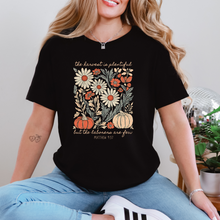 Load image into Gallery viewer, Wholesale The Harvest is Plentiful Graphic Tee - Black Tee
