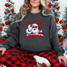 Load image into Gallery viewer, Wholesale Merry Christmas Bruh Sweatshirt - Dark Heather Sweatshirt
