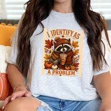 Load image into Gallery viewer, Wholesale Identify as a Problem Fall Graphic Tee - Ash

