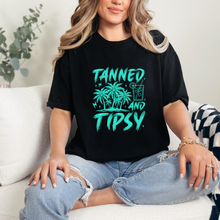 Load image into Gallery viewer, Wholesale Tanned and Tipsy Graphic Tee - Ash Tee
