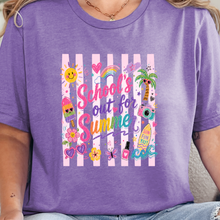 Load image into Gallery viewer, Wholesale Schools Out For Summer Graphic Tee - Heather Team Purple Tee
