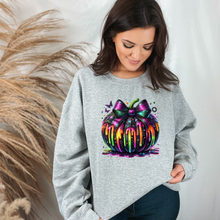 Load image into Gallery viewer, Wholesale Spooky Pumpkin Sweatshirt - Grey Sweatshirt
