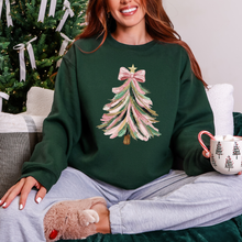 Load image into Gallery viewer, Wholesale Hand Painted Christmas Tree Sweatshirt - Forest Sweatshirt
