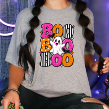 Load image into Gallery viewer, Wholesale Stacked Boo Graphic Tee - Grey
