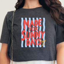 Load image into Gallery viewer, Wholesale Made for Sunny Days Graphic Tee - Dark Grey Heather Tee
