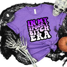 Load image into Gallery viewer, Wholesale Retro Spooky Bitch Era - Black Tee
