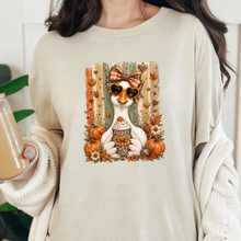 Load image into Gallery viewer, Wholesale Preppy Fall Goose Graphic Tee - Natural
