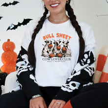 Load image into Gallery viewer, Wholesale Bull sheet cow lover club Graphic Tee - White Tee
