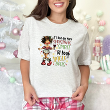 Load image into Gallery viewer, Wholesale Poop Jingle Bells Graphic Tee - Ash Tee
