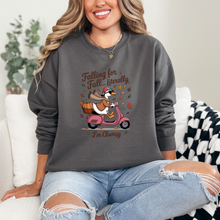 Load image into Gallery viewer, Wholesale Falling for Fall Literally Sweatshirt - Asphalt Sweatshirt
