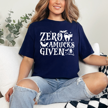 Load image into Gallery viewer, Wholesale Zero Amucks Given Graphic Tee - Navy Tee
