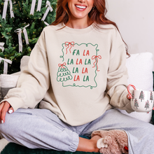 Load image into Gallery viewer, Wholesale Fa La La La Sweatshirt - Sand Sweatshirt

