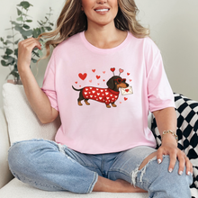 Load image into Gallery viewer, Valentine Dog Breeds Graphic Tee
