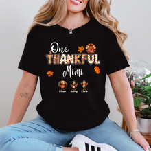 Load image into Gallery viewer, Wholesale One Thankful Custom Graphic Tee - Black Tee
