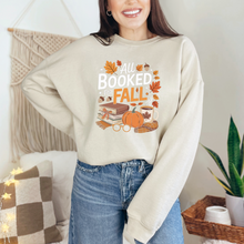 Load image into Gallery viewer, Wholesale Booked for Fall Graphic Tee or Sweatshirt - Sand Sweatshirt
