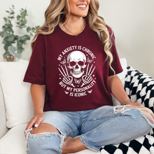 Load image into Gallery viewer, Wholesale My Anxiety Is Graphic Tee - Maroon Tee

