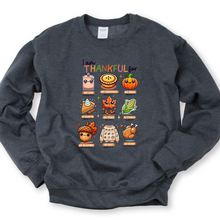 Load image into Gallery viewer, Wholesale Fall I Am Thankful For - Heather Charcoal Sweatshirt
