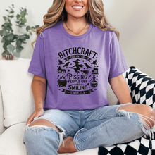 Load image into Gallery viewer, Wholesale Bitchcraft Graphic Tee or Sweatshirt - Heather Team Purple Tee

