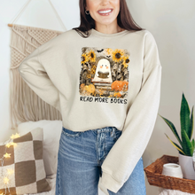Load image into Gallery viewer, Wholesale Reading Ghost Sunflowers Graphic Tee or Sweatshirt - Sand Sweatshirt
