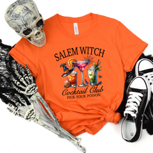 Load image into Gallery viewer, Wholesale Salem Witch Cocktail Club - Heather Team Purple Tee
