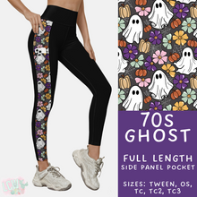 Load image into Gallery viewer, Ready to Ship - 70s Ghost Side Panel Pocket Leggings - TC
