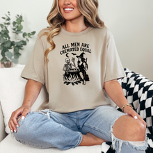 Load image into Gallery viewer, Wholesale All Men are Cremated Equal Graphic Tee - Tan Tee
