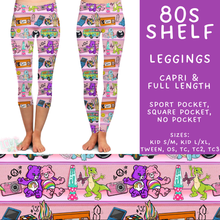 Load image into Gallery viewer, Batch #578 - July Request Run - Closes 8/31 - ETA late October - 80s Shelf Full and Capri Length Leggings
