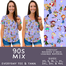 Load image into Gallery viewer, Batch #601 - Cool Characters 19 - Closes 10/21 - ETA mid Dec - 90s Mix Everyday Tank &amp; Tee
