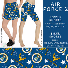 Load image into Gallery viewer, Ready to Ship - Air Force 2 Biker Shorts - OS
