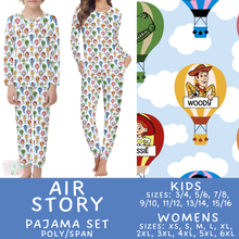 Load image into Gallery viewer, Batch #587 - Family Pajamas 2 - Closes 9/18 - ETA mid Nov - Air Story Women's &amp; Kid's Pajama Set
