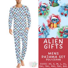 Load image into Gallery viewer, Batch #584 - Christmas Family Pajamas - Closes 9/11 - ETA mid Nov - Alien Gifts Men's Pajama Set

